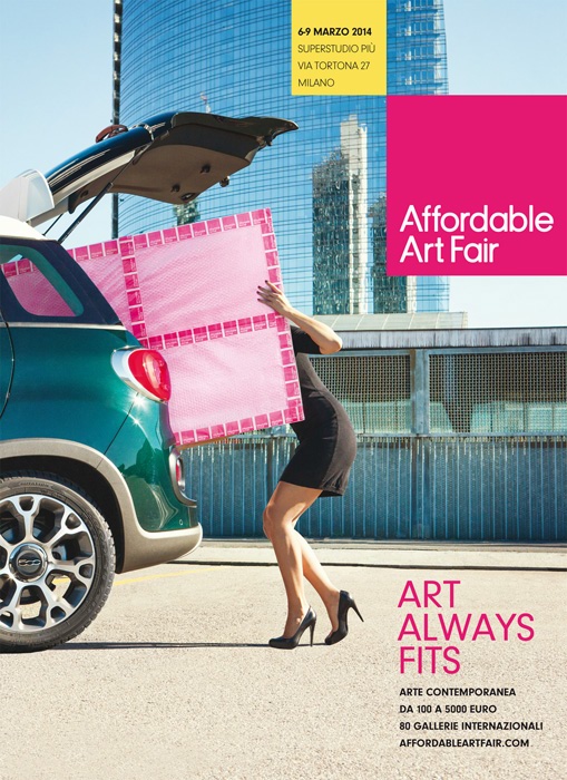 La nuova campagna pubblicitaria per l'edizione 2014, condensa in un semplice scatto l'idea: c'è sempre posto per l'arte!