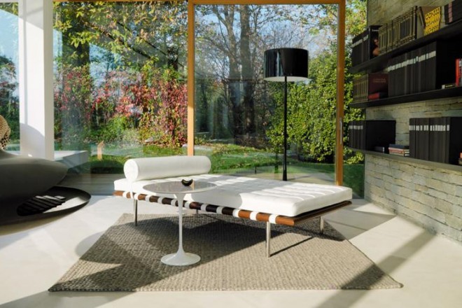 Mies van der Rohe, Barcelona® Daybed, courtesy of Knoll