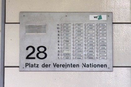 Civico numero 28 di Piazza delle Nazioni Unite a Berlino