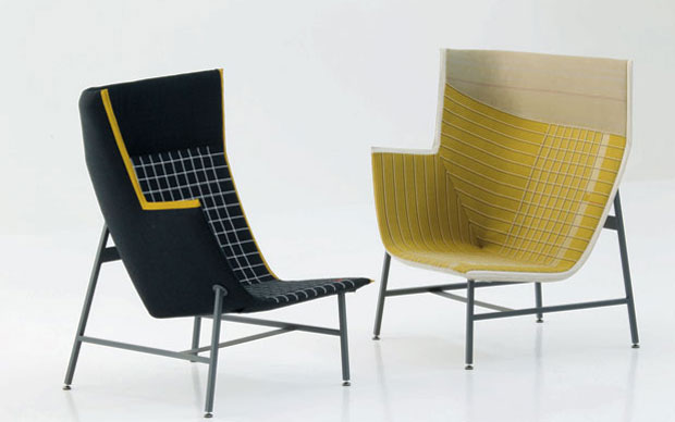 PAPER PLANES Poltrona da lettura / Reading chair Prod.  MOROSO Designer DOSHI & LEVIEN STUDIO