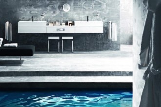 Crea un suggestivo effetto lampadario il soffione doccia XL di Ludovica+Roberto Palomba per Zucchetti. Capace di produrre diversi effetti d’acqua