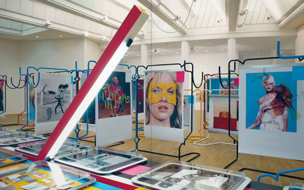 Progetto di installazione per la mostra Not in fashion: fashion and photography in the 90s