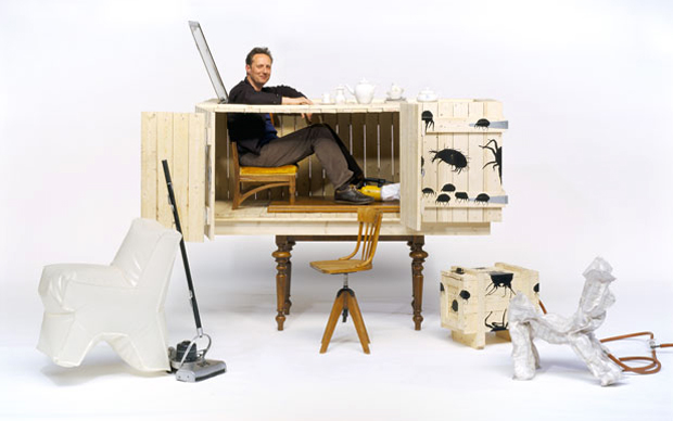 Il designer Jurgen Bey insieme all’architetto Rianne Makkink. Nel 2002 hanno fondato a Rotterdam lo Studio Makkink & Bey