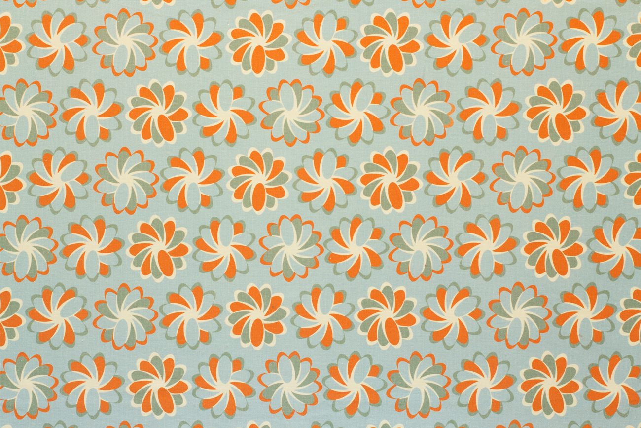 decorare con i pattern_tambeau Spray Floral (Orange)