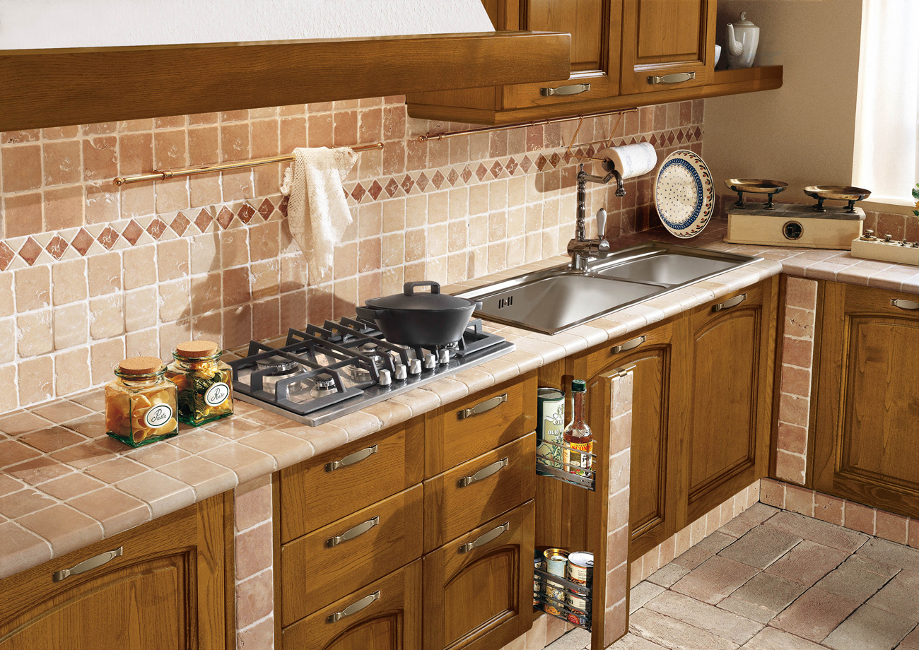Foto delle cucine in muratura moderne e personalizzabili - Living Corriere