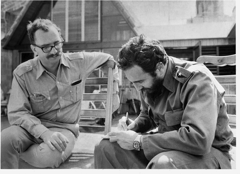 Giangiacomo Feltrinelli e Fidel Castro a L'Avana nel 1964 -® Inge Schoenthal Feltrinelli