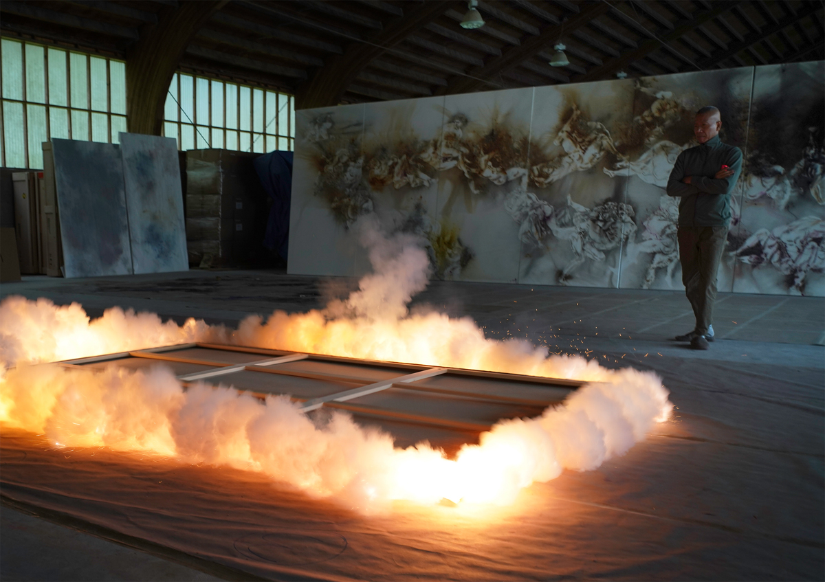 Fuochi d’artificio per la mostra di Cai Guo-Qiang a Firenze – Foto ...