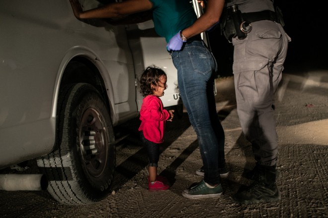 1 Crying Girl on the border John Moore, Getty Images