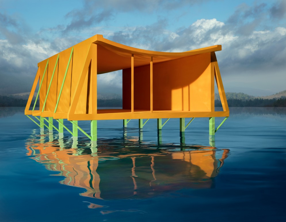CASEBERE_Orange House on Water_Copyright of the artist_Courtesy Galerie Templon Paris Brussels