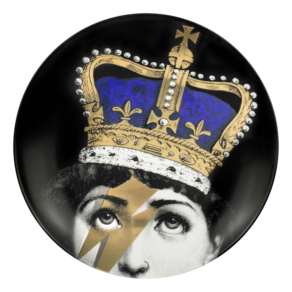 01 FORNASETTI PLATE QUEEN LINA_FORNASETTI AT HARRODS_16AC012566A_230003;1