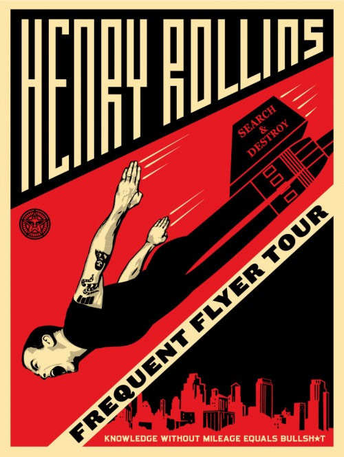 3. Henry Rollins Frequent Flyer Tour