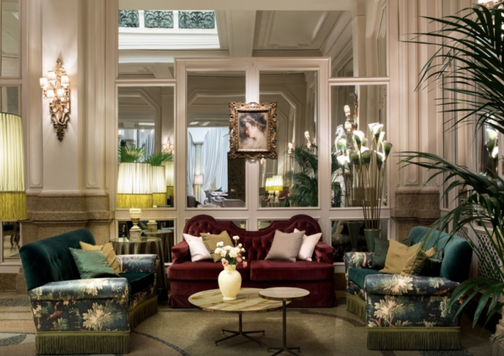 casa-stile-liberty-Grand Hotel et de Milan-living-corriere