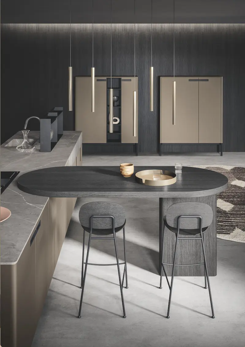 Cucine Arredo3: forme morbide e accessori esclusivi per un design