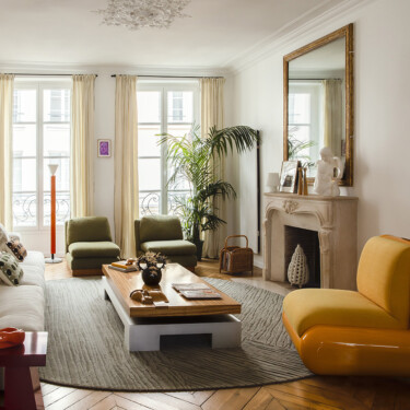 Un appartamento a Parigi pieno di luce