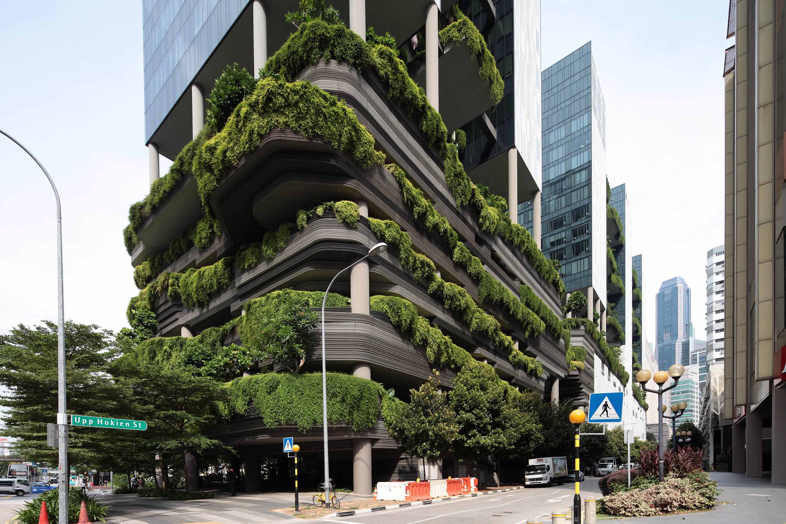 bio architetture green roof Park Royal Hotel Singapore